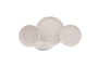 Hermia Vajilla de Porcelana MOD16YSA45R520, 16 Piezas, Multicolor